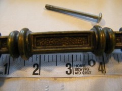 National Lock lot of 10 vintage 1970s metal drawer PULLS HANDLES 5 1/8″ long