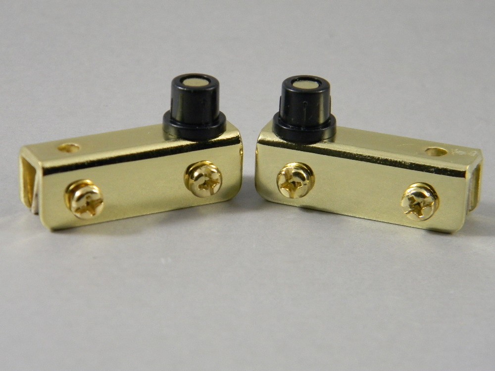 LOT OF (10) PAIR BRASS GLASS DOOR HINGES