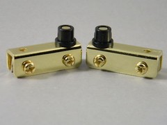 LOT OF (10) PAIR BRASS GLASS DOOR HINGES