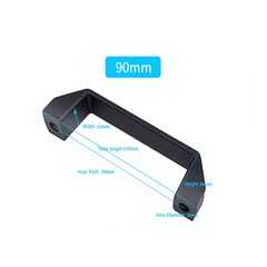 Kitchen Cabinet Cupboard Bar Door Handle Square Drawer Handles 90-180mm Hole