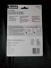 3M SP Scotch Felt Pads: 1-1/2 in. diameter circle / 24-pack (Beige) *24-pack