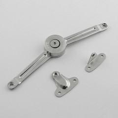 Soft Closing Lid Stay Hinges Zinc Alloy Adjustable for Toy Box Chest Storage