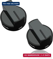 W10339442 Gas Range Knob Black Replacement Part for Whirlpool Range/Stove/Oven-