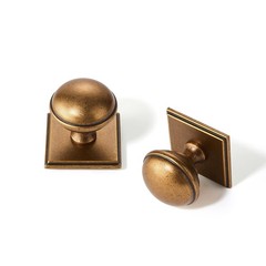 SAILING 10 Pack Antique Brass Cabinet Knobs Drawer Handles