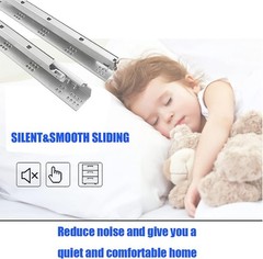 6 Pairs of 21 Inch Undermount Soft Close Drawer Slides Full Extension Concealed