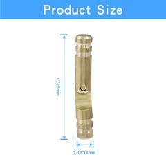 25 Pcs Barrel Hinges, 4x25mm Brass Hidden Hinges Invisible Hinge, Small Conce…