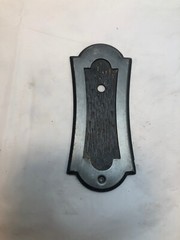 Vintage Drawer Pull Back Plate Backplate Silver Colored 3.5″