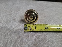 Hickory Hardware Eclipse Ultra Brass Round Cabinet Knob P206-UB