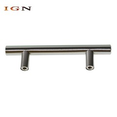 30pcs Cabinet Kitchen Door Brushed Stainless Steel T Hollow Furniture Handle