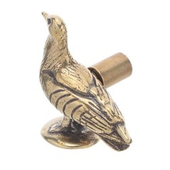 Light Brown Brass Bird Drawer Handles Artistic Animal Pulls for Dresser Cabinets
