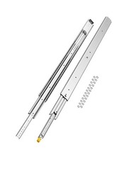 1 Pair 16-60 in Soft-Close Drawer Slides Ball Bearing Full Extension