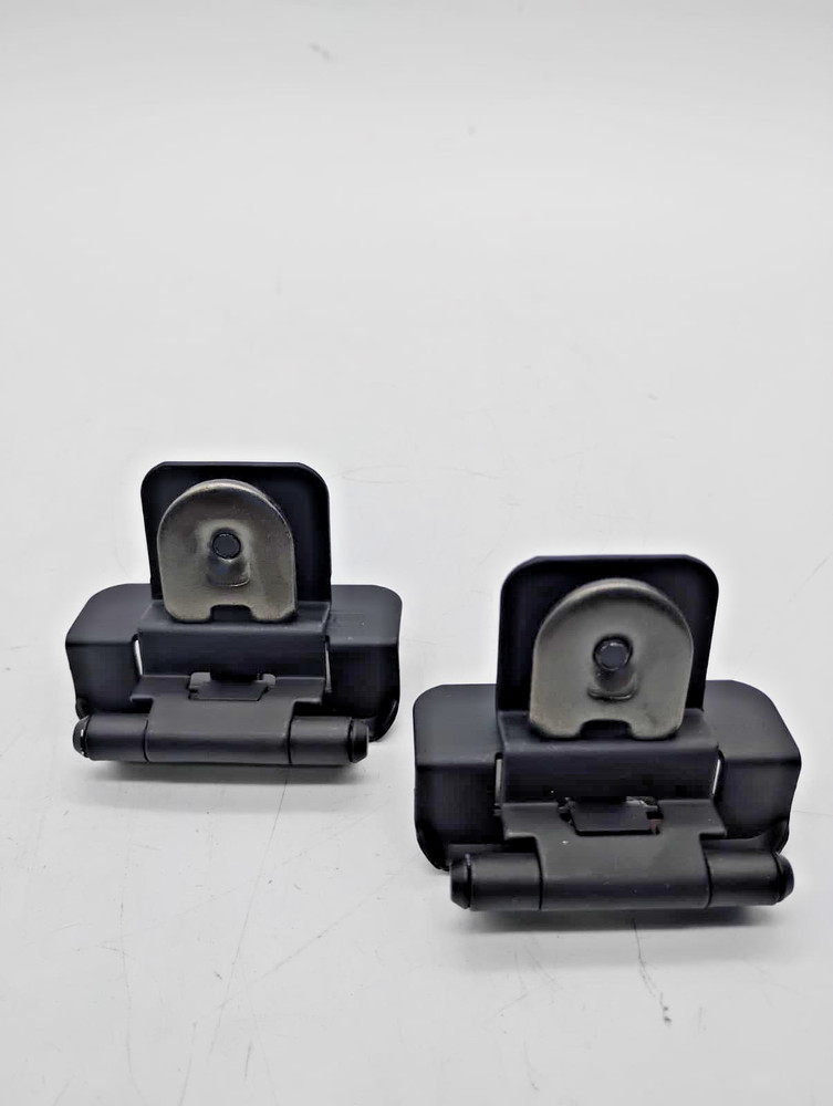 Amerock 3/8 In Inset Cabinet Hinges Matte Black Demountable Steel Self Closing