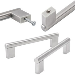 Stainless Steel Kitchen Cabinet Door Handle Drawer Pull Cupboard T Bar Knobs