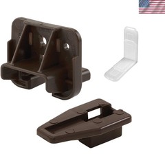 Complete Drawer Track Repair Kit – Brown Guides & Glides for Furniture Revival