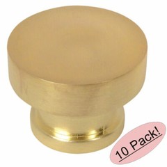 Cosmas 704BB Brushed Brass Round Contemporary Cabinet Hardware Knob Ø 31mm H26mm