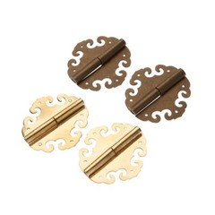 Furniture Hinges Brass Hardware Copper For Trunk Cabinet Box Chest Door 2 Color