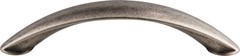 Top Knobs M1214 Arc Pull 4″ (c-c) Pewter Antique