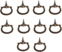 10Pcs Mini Cabinet Pulls, Self-Tapping Screws Knobs Handles for Jewelry Box Draw