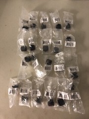 Lot Of 21 Aged 81091 Oil Rubbed Bronze Square Cabinet Hardware Knobs And Pulls
