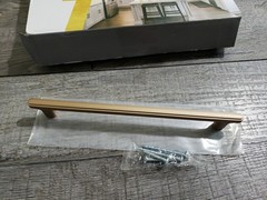 Amerdeco 10 Pack Champagne Gold Cabinet Pulls 7.5 Inch(192mm) Hole Center Dra…