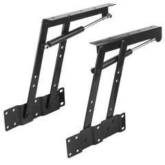 1 Pair Folding Lift and Up Hinges, Heavy Duty Lift Up Hydraulic Hinge for Hom…