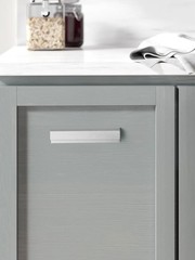 5 Pack Adhesive Cabinet Handles Silver 3-9/16″ Length(Cover 3″ Hole Center) F…