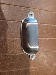 RK International [CK-5250-P] Solid Brass Cabinet Cup Pull- Nickel Finish