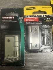 Stanley Utility Hinge Lot Assorted 1”, 1-1/2”, 2”, 2-1/2”, 3” Lot Of 14 NOS