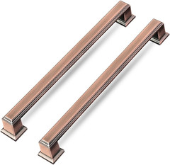 6 Pack Antique Copper Cabinet Pulls 7 1/2 Inch Zinc Alloy Drawer Handles
