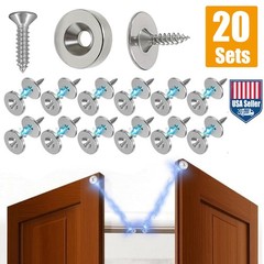 2-20 Sets Magnetic Cabinet & Door Latch Catch Closures Cabinet Hardware Fittings