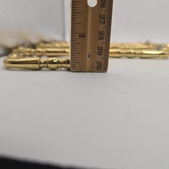 Lot of 17 Brass Wire Cabinet Drawer Pull Handle 3 3/8 In Center to Center 3 In