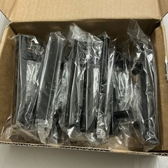 18PCS 5” Matte Black Square Cabinet Handles Stainless Steel