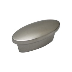 Silverline Cabinet Hardware Knob 43L x 19W x 20H (mm) Oval Modern -(Clearance)