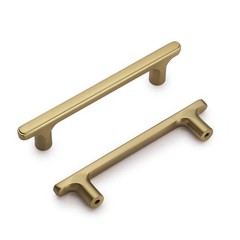 10 Pack Champagne Bronze Modern Cabinet Pulls 5.2 Inch(133mm) Total Length | …