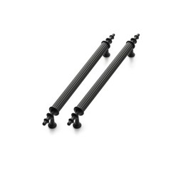 NOKESS 30 Pack 7.9″ Matte Black Cabinet Pulls 5″ Hole Center Kitchen