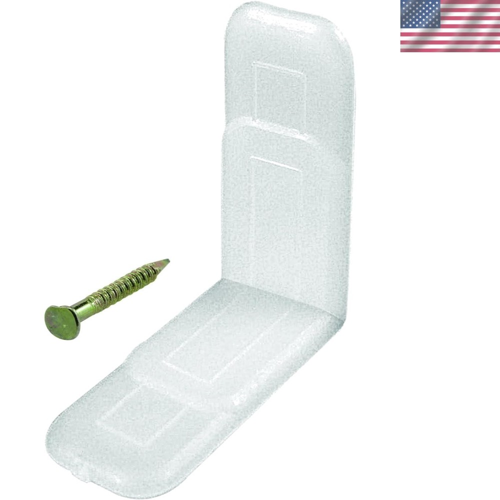 High-Quality 10 Pack Plastic L-Angle Drawer Guides for Efficient Home Use