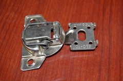 A+2 Grass 860 Nickel Face Frame Hinge w/ 860-10 base mount plate 860-01
