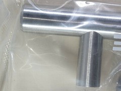 DEPENDABLE DIRECT Satin Nickel 3 3/4in SS T-Bar drawer Pull Lot of 28