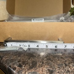 New In Box 10PK Handles For Dresser/Cabinets, Stainless Steel Includes Hardware
