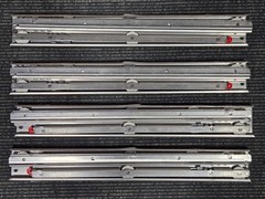 PE68566 Drawer Slide Set 17.75″ Metal Rails Pair Left Right Cabinet