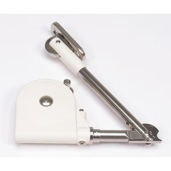 Sugatsune Lid Support,Plastic; Steel; Zinc Alloy SDS-C301N/WHT Sugatsune