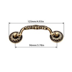 Antique Bronze Cabinets Cupboard Door Handles Furniture Wardrobe Knob Hardware