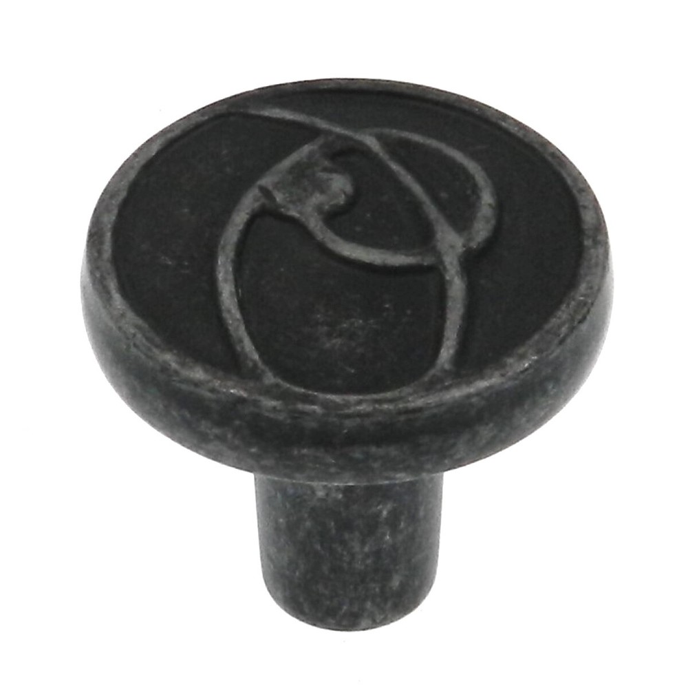 Amerock BP4481-WID Wrought Iron Dark 1 1/8″ Round Cabinet Knob Pull Ambrosia