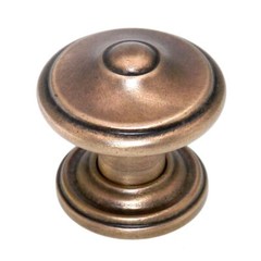 Amerock Revitalize Gilded Bronze 1 1/4″ Cabinet Knob With Backplate BP55341-GB