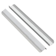 3 PCS Finger Pulls 356mm/14in Hole Center 406mm/15.98in Length Silver Edge