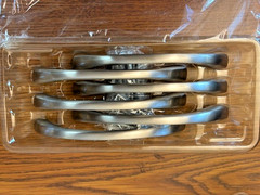 6 Stainless Drawer Cabinet Pulls Arch Bow Handles 5″ W/3.75″ centers
