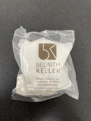 Belwith Keeler Brownstone 1-3/8 Inch Square Cabinet Knob Chrome