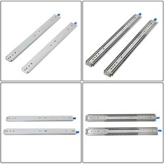26 Inch Locking Drawer Slides 500lb Load – Side Mount Ball Bearing Slides