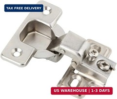1/2 inch Overlay Concealed Cabinet Hinges, Self-Closing Short Arm European Hinge