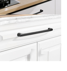 8 Pack 3908 Asidrama 7″ Hole Centers Cabinet Handles Matte Black Door Pulls (4C)